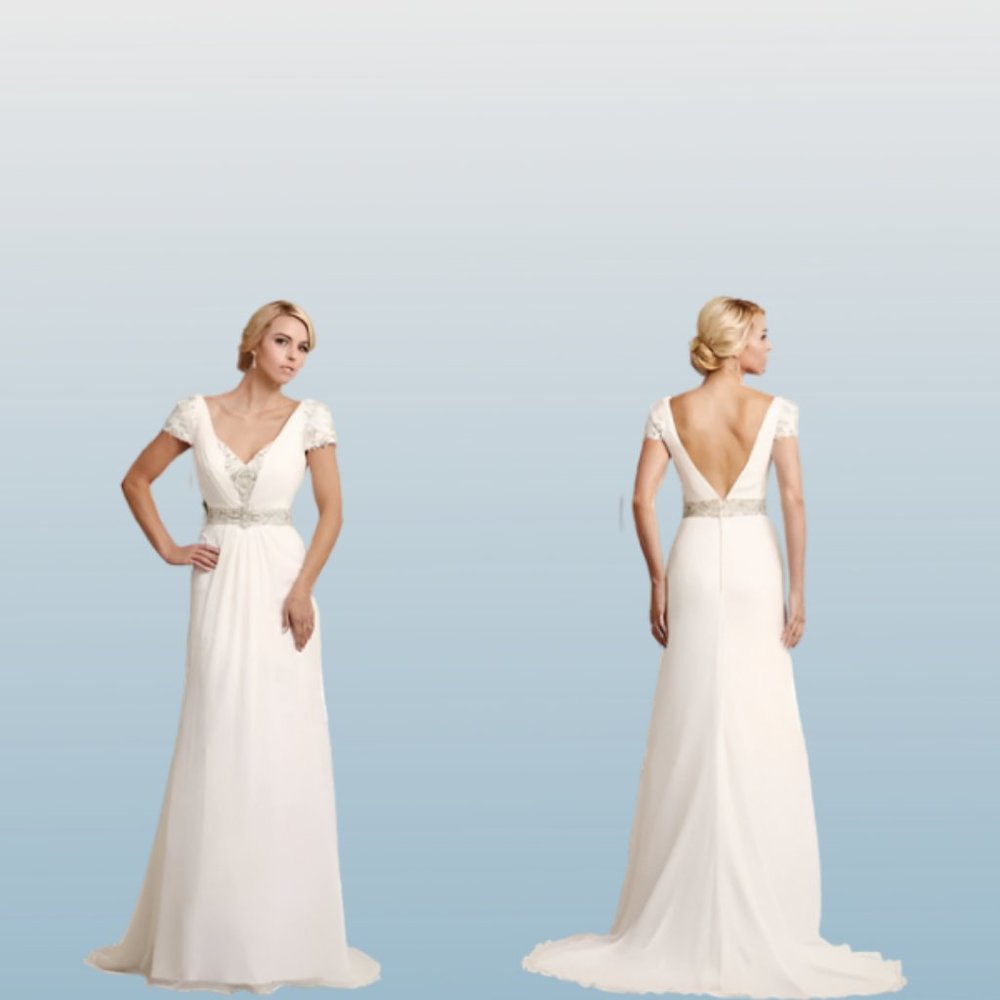 Wedding Dress V Neck